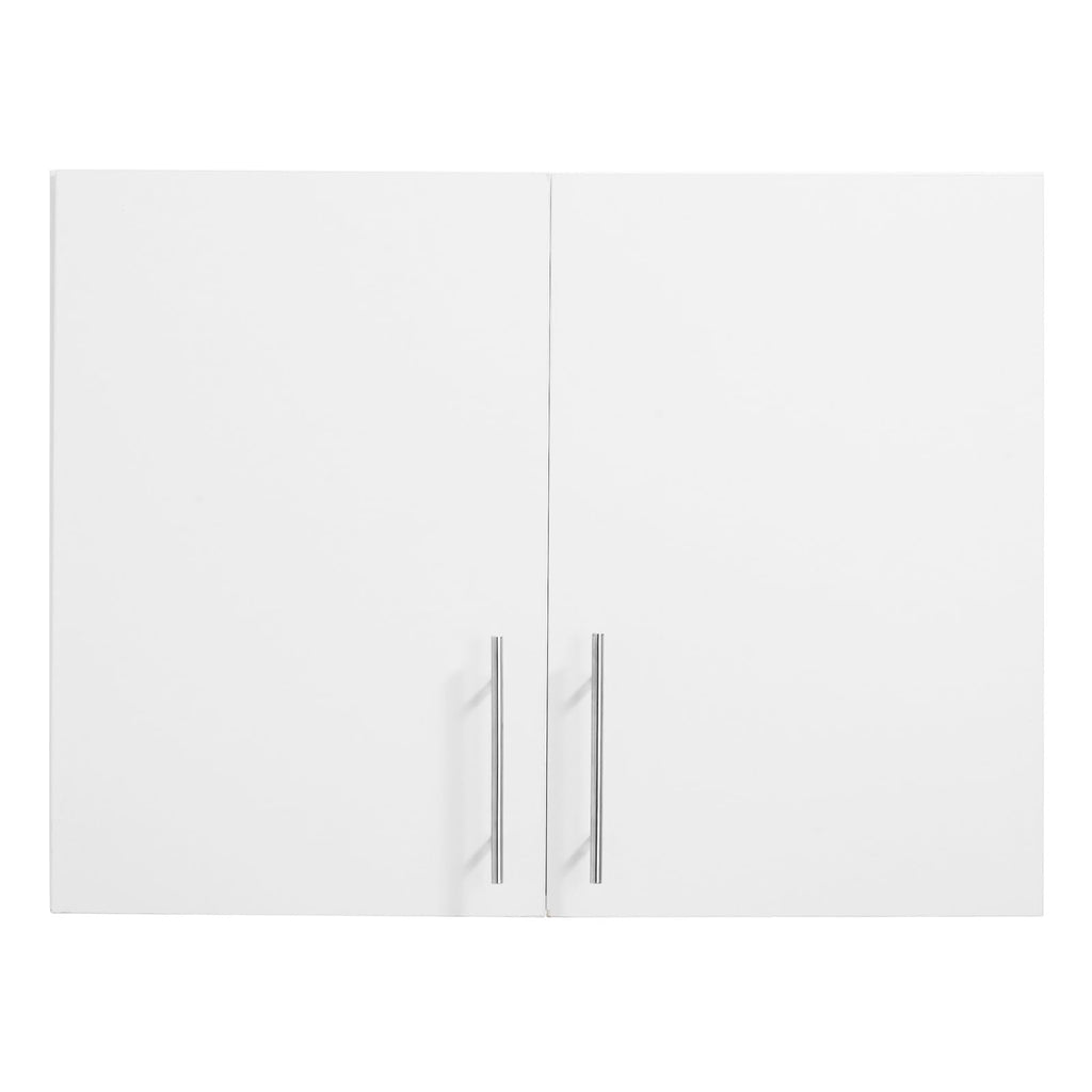 White 2-Tier Wall Mounted Cabinet with Adjustable Shelf X582