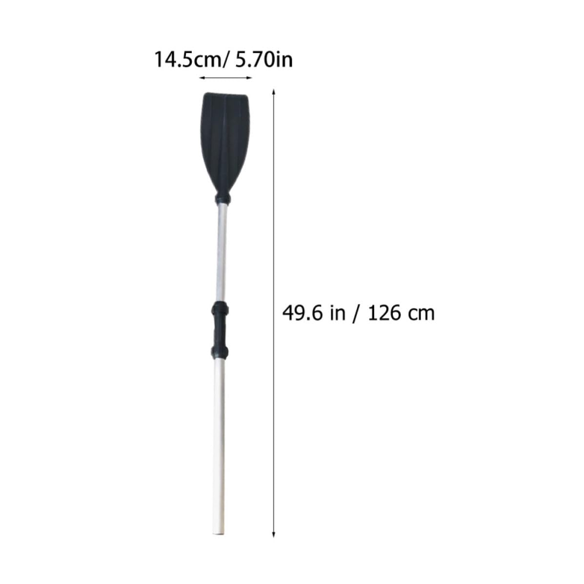 2pcs Aluminum Alloy Kayak Paddle Adjustable Telescopic Shaft Y60739