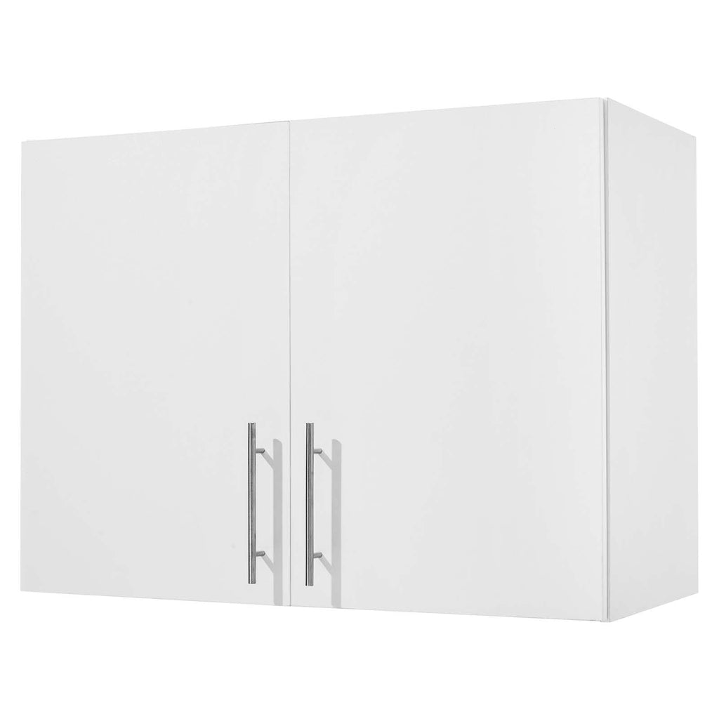 White 2-Tier Wall Mounted Cabinet with Adjustable Shelf X582