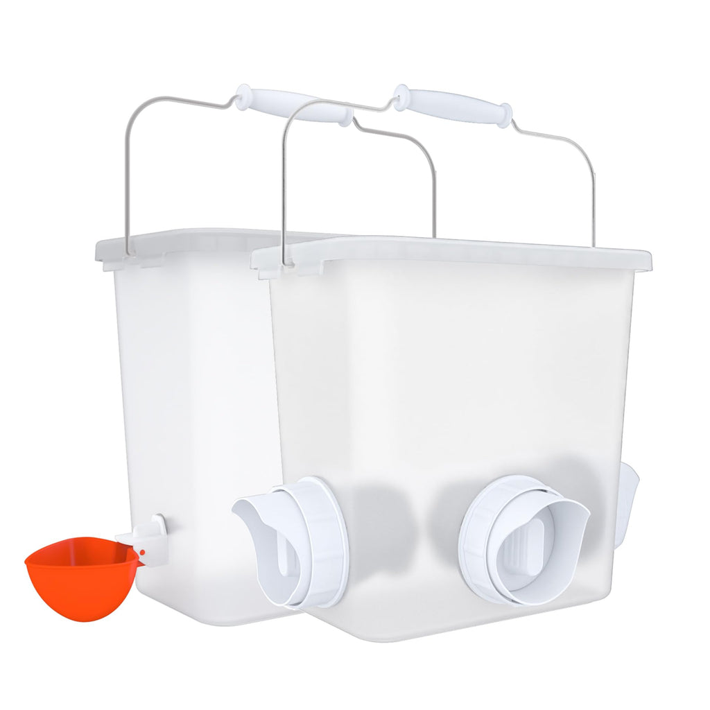 Automatic Chicken Feeder & Waterer Set J3725