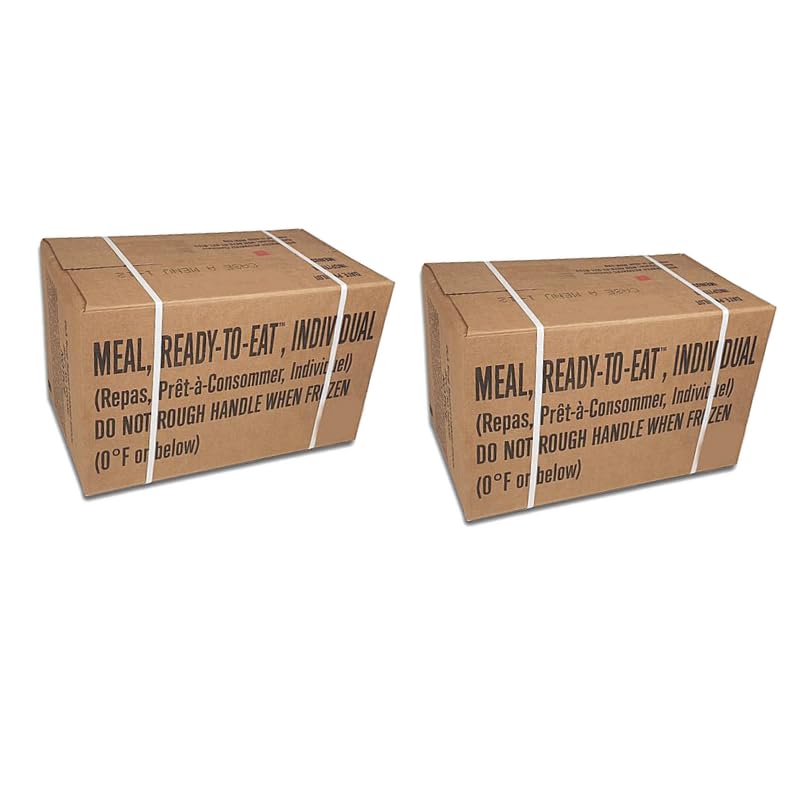 MRE Meals Ready to Eat A and B Bundle Cases Emergency Food H6797