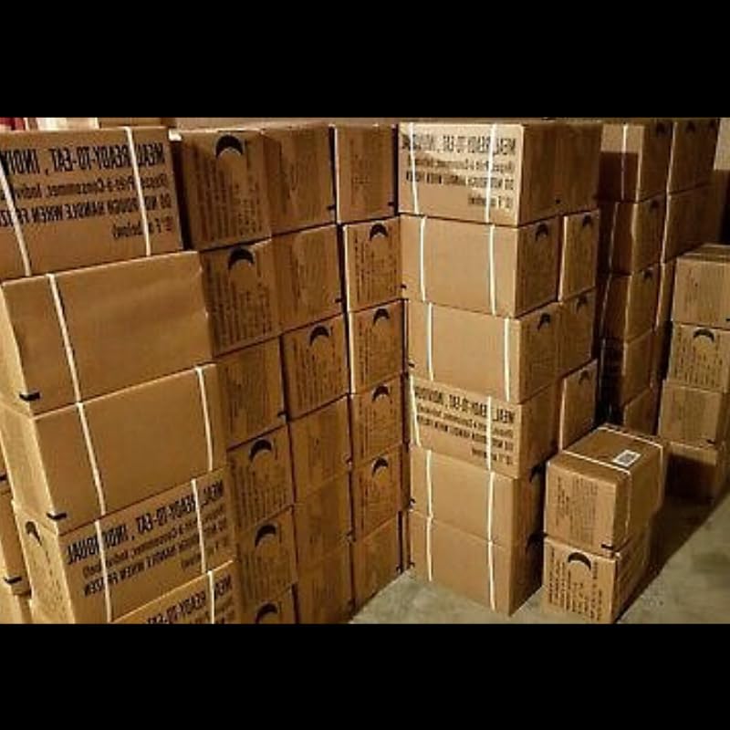 MRE Meals Ready to Eat A and B Bundle Cases Emergency Food H6797