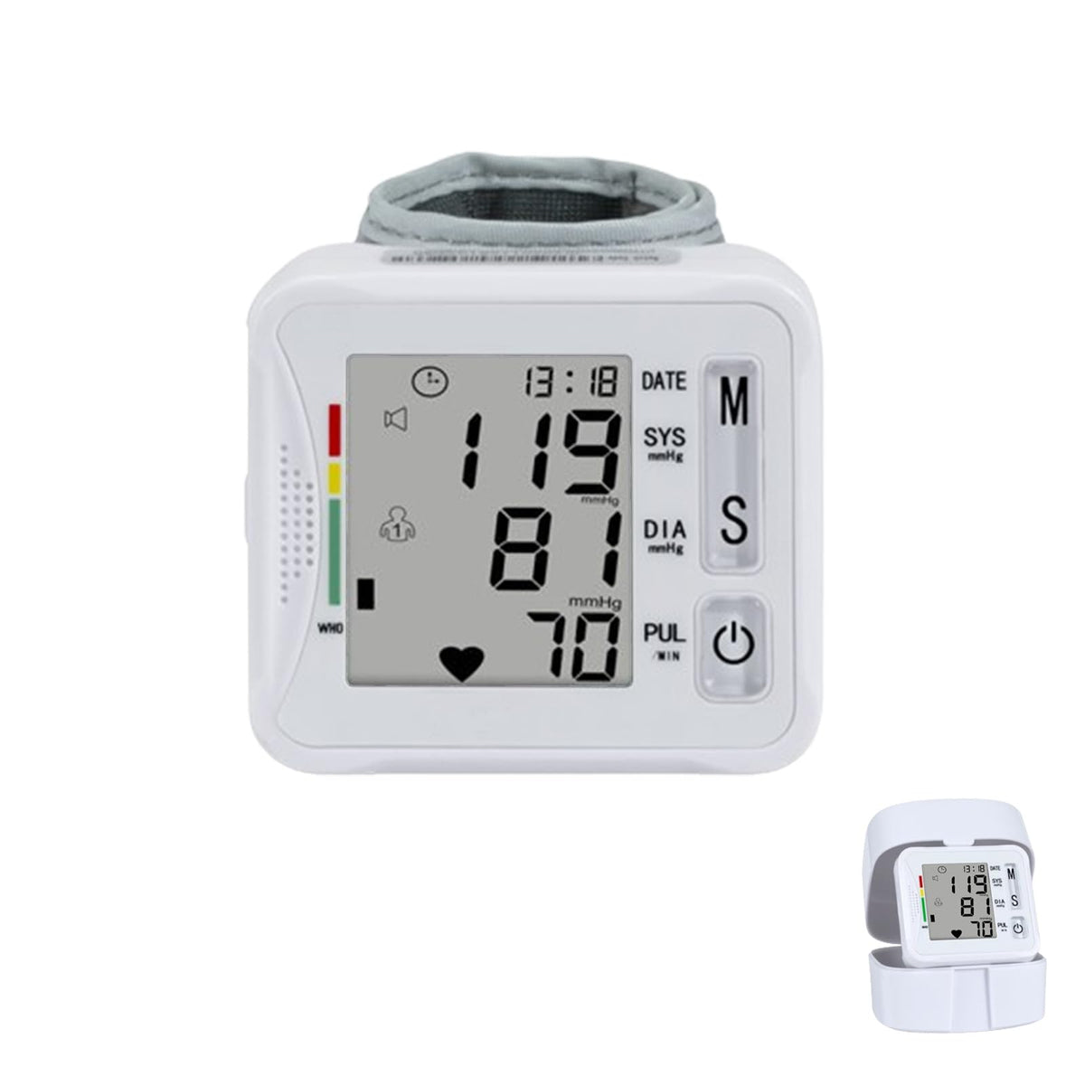 Wrist Blood Pressure Monitor with Carrying Case B902127