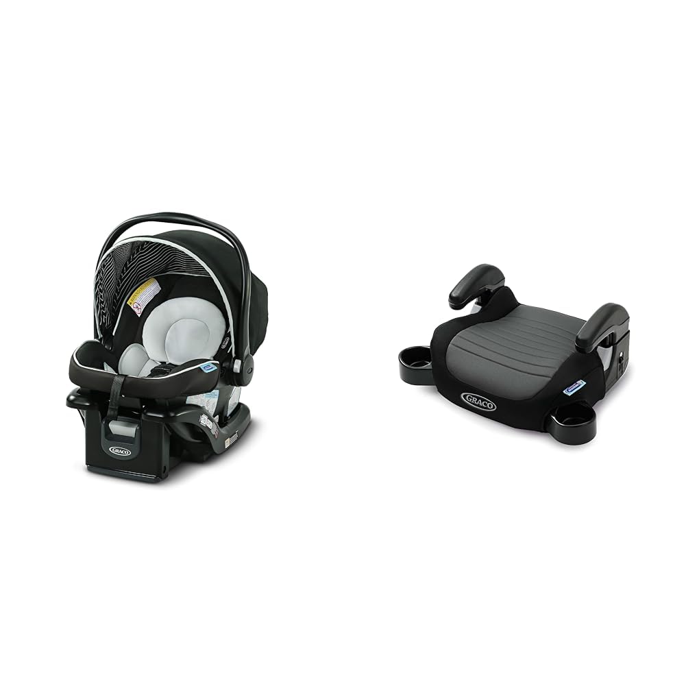 Infant Car Seat and Backless Booster Car Seat B524424