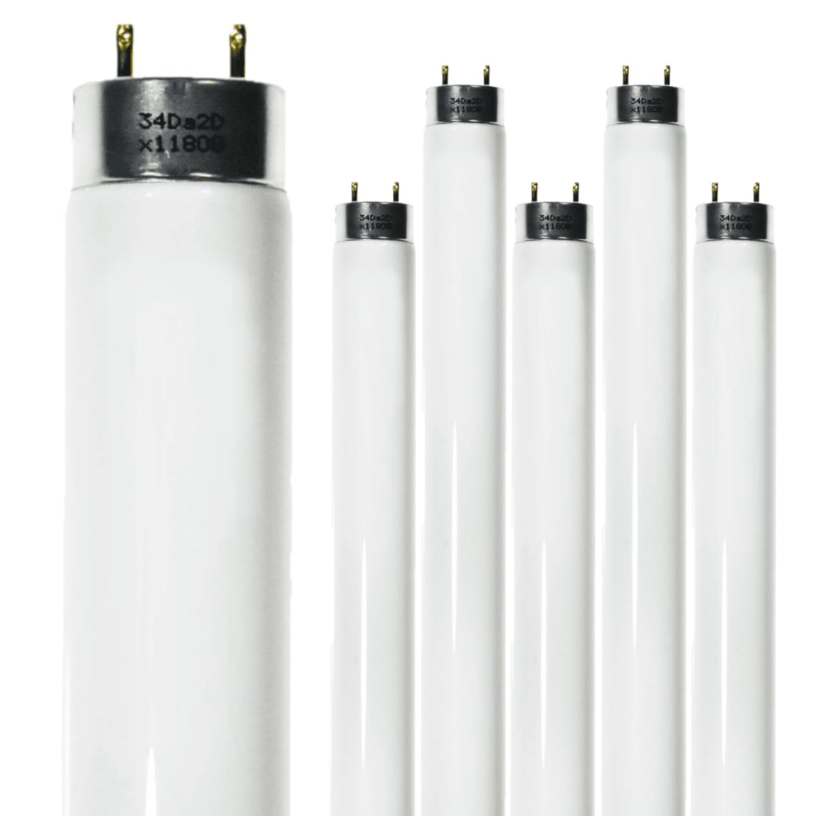 24 Inch T8 Fluorescent Tube Light Bulb 17W 4100K Cool White 2800 Lumen G13 Bi-Pin Base Pack of 6 I235