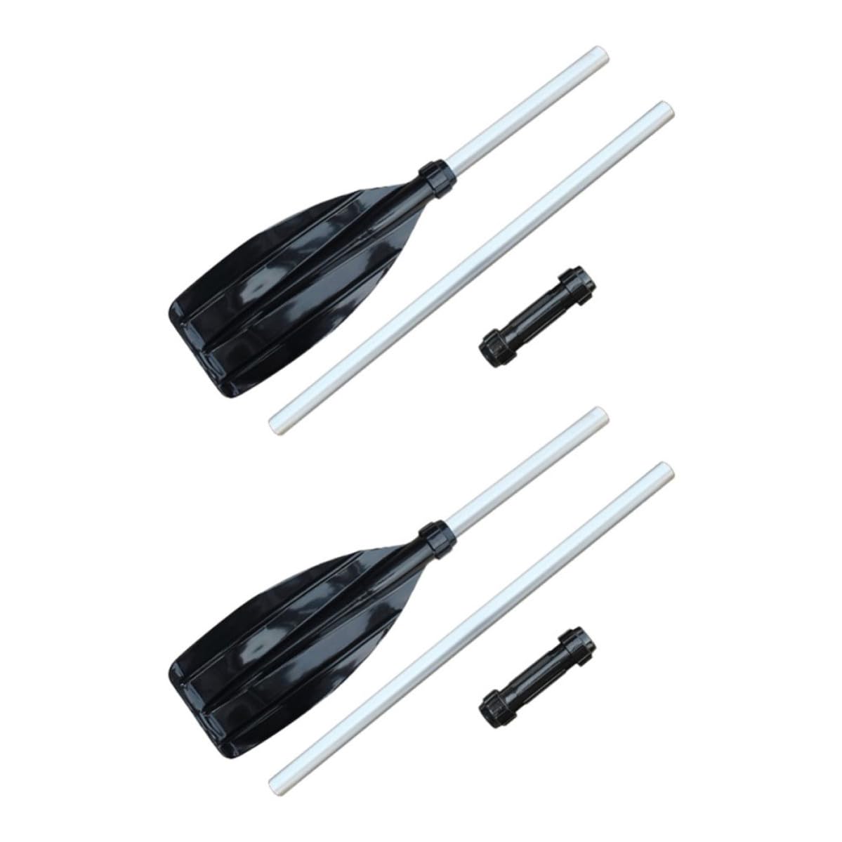 2pcs Aluminum Alloy Kayak Paddle Adjustable Telescopic Shaft Y60739