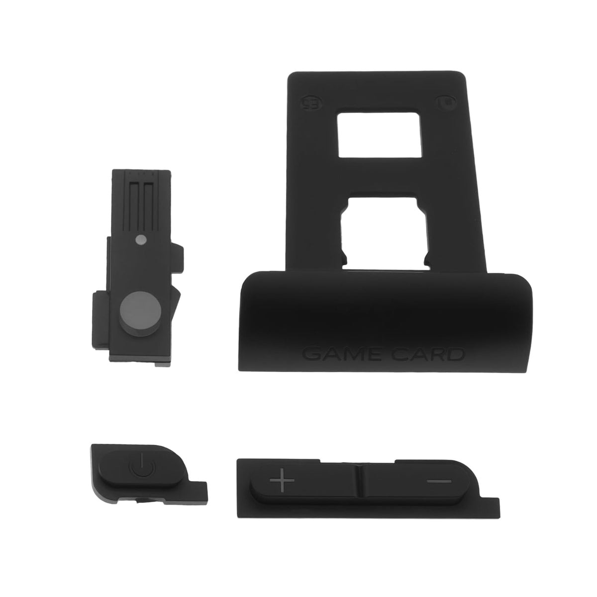 Black Game Console Power Volume Button Card Slot Cover X19669
