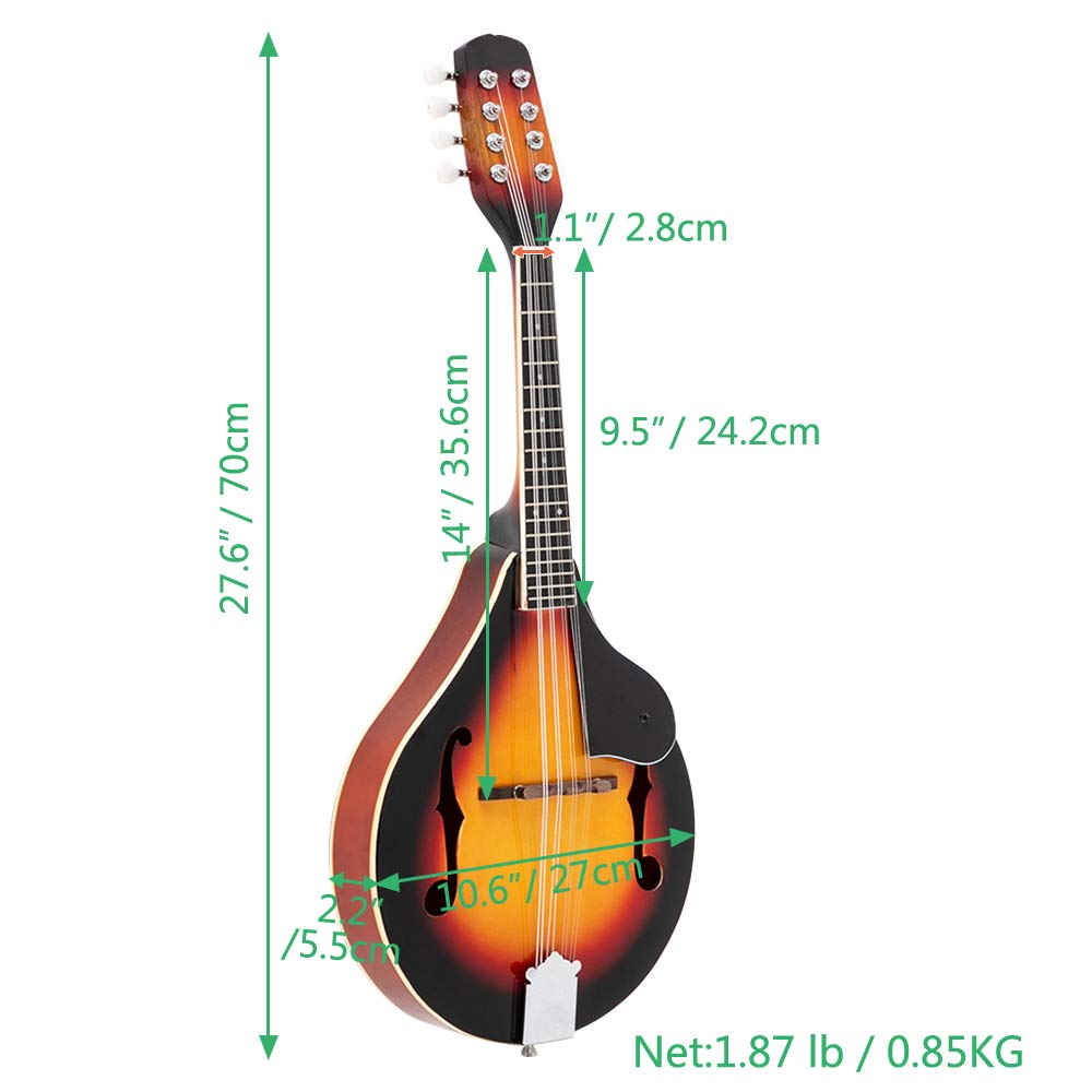 A Style Mandolin Musical Instrument with Guard Board R609520