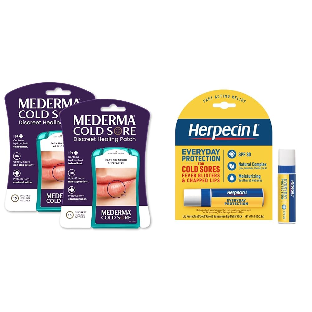 Cold Sore Patches and Lip Balm Stick SPF30 J17323
