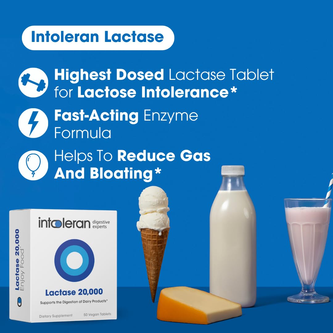 Lactase Digestive Enzymes 50 Scored Tablets O114614