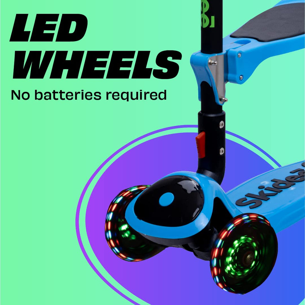 Foldable 3 Wheel Kick Scooter with Removable Seat E368