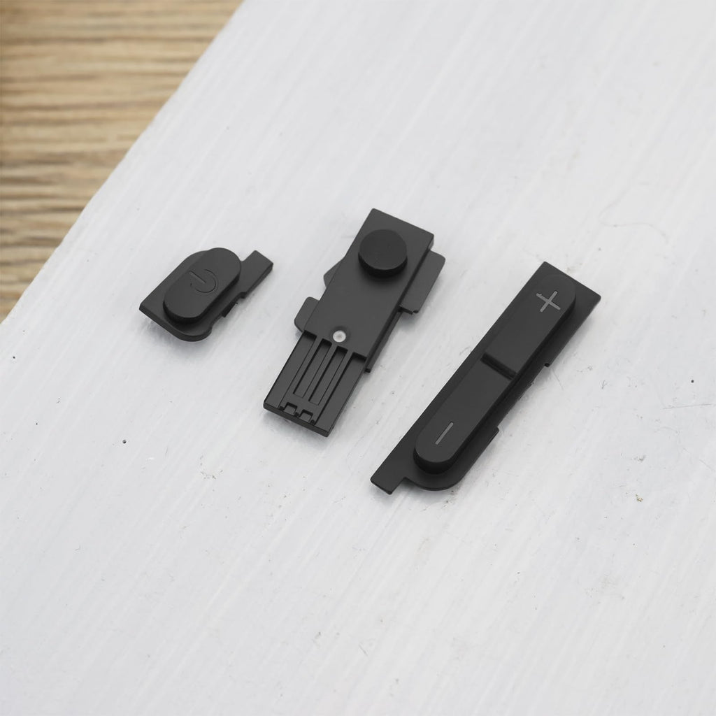 Black Game Console Power Volume Button Card Slot Cover X19669