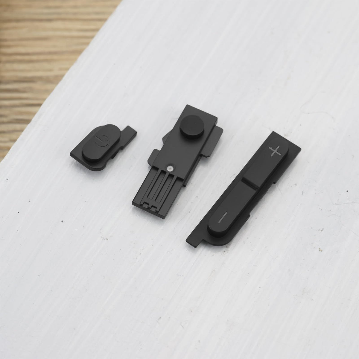 Black Game Console Power Volume Button Card Slot Cover X19669