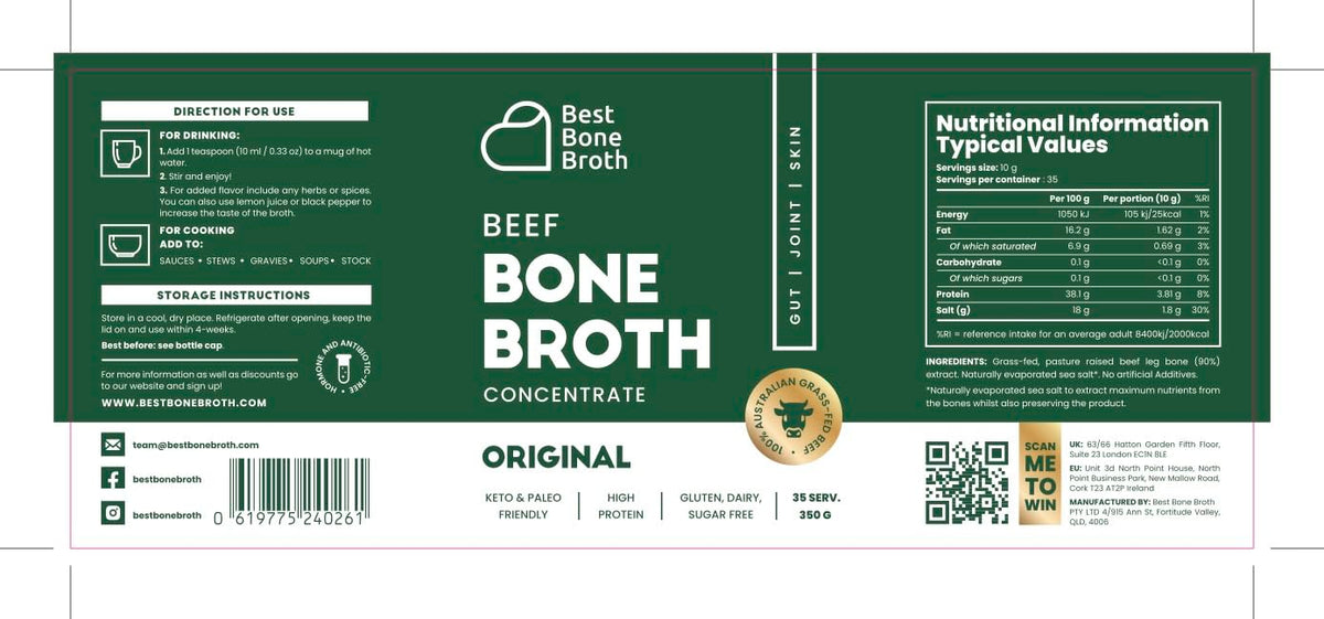 Grass Fed Beef Bone Broth Concentrate Z2175
