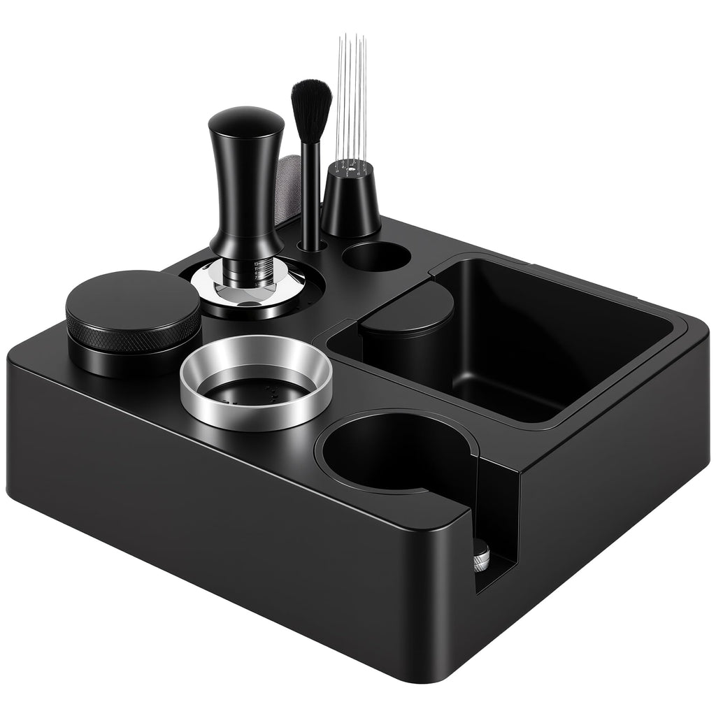 51mm Espresso Accessories Kit, Tamping Station, Knock Box, Tamper L674