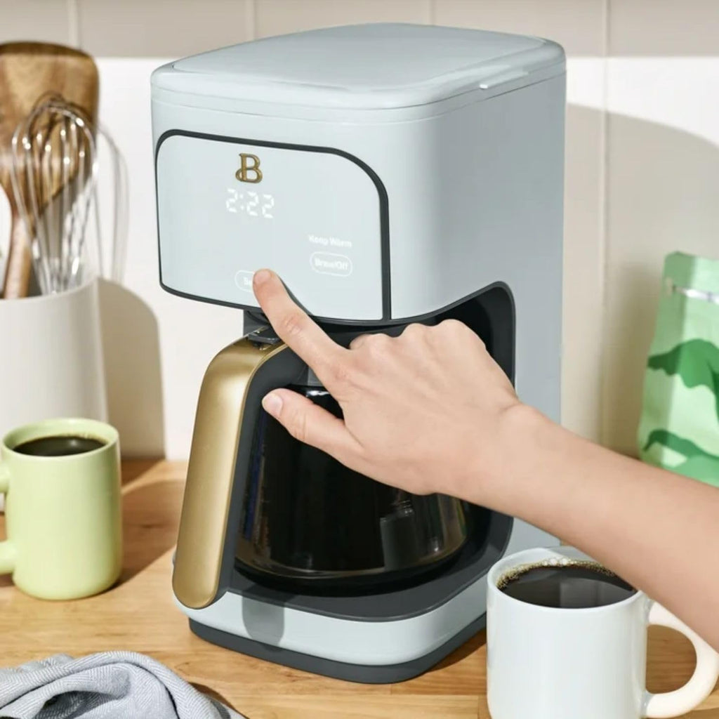 12-Cup Programmable Drip Coffee Maker with 24h Timer W1042