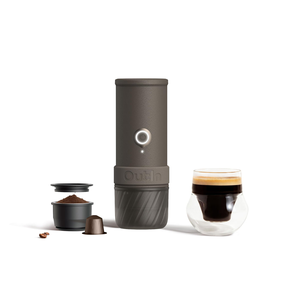 Portable Electric Espresso Machine with Self-Heating X542105