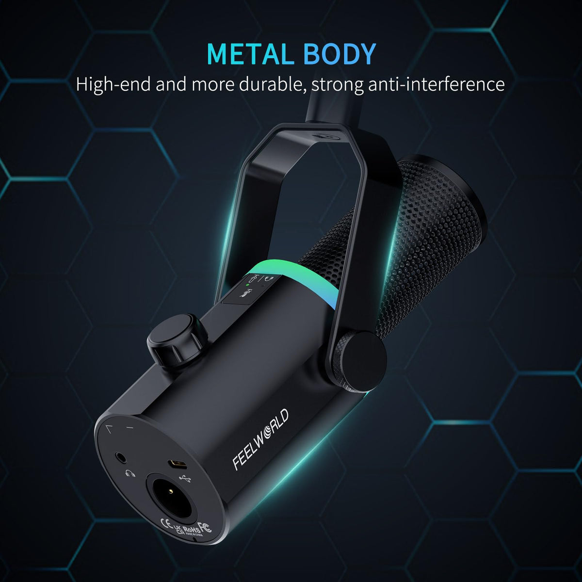 Black Metal Dynamic Microphone B621