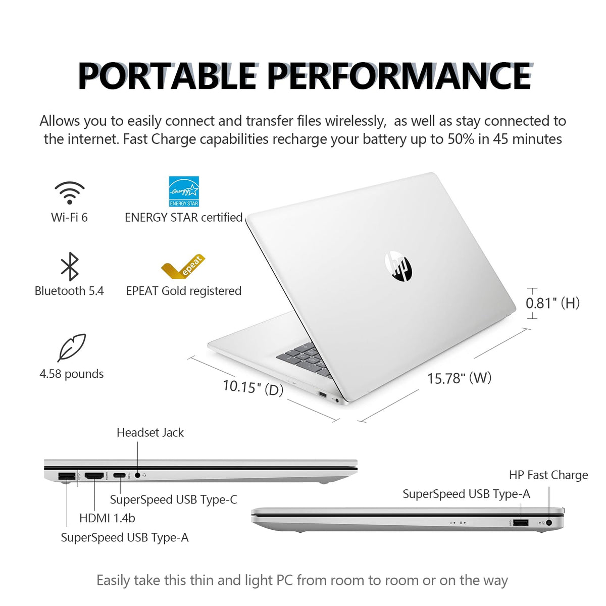 17.3" Touchscreen Laptop, Ryzen 5, 32GB RAM 1TB SSD A90687