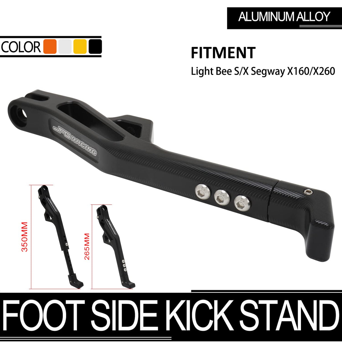 Adjustable Black Electric Dirt Bike Kickstand I375861