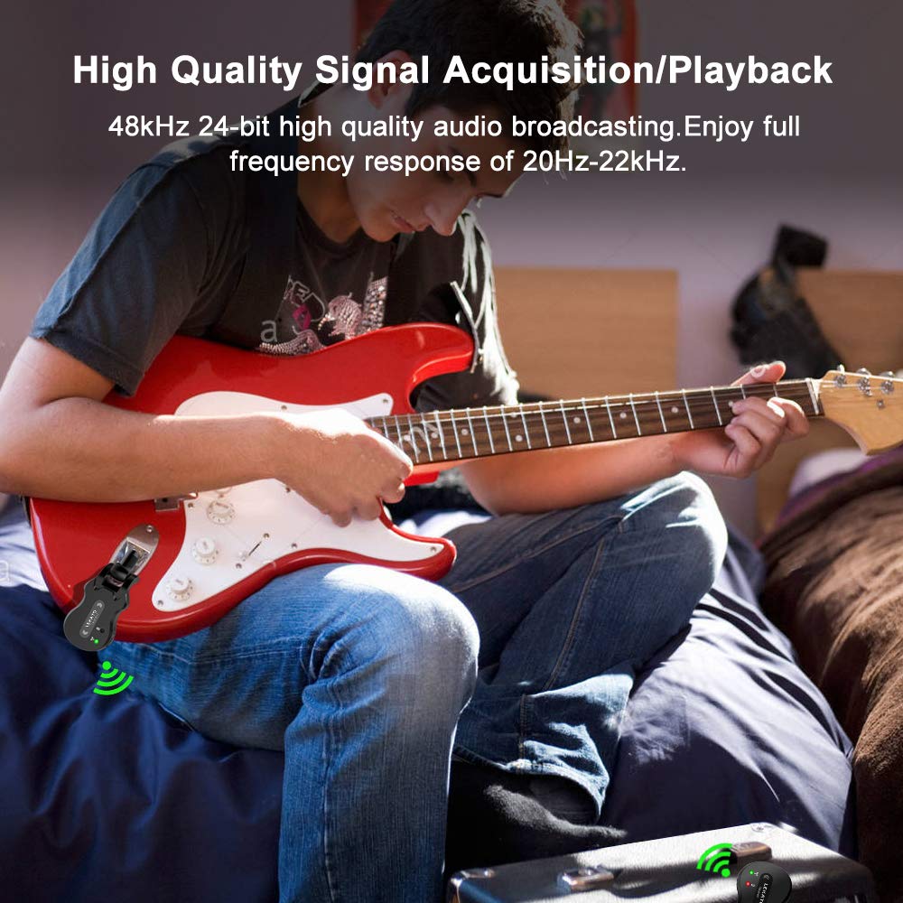 5.8GHz Wireless Guitar System Black T873