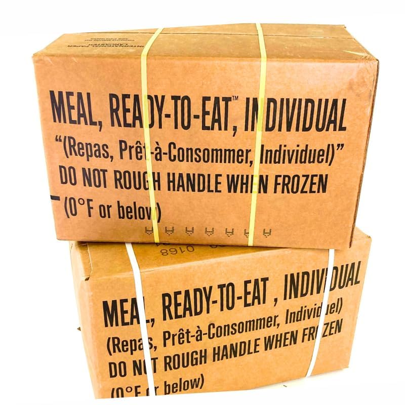MRE Meals Ready to Eat A and B Bundle Cases Emergency Food H6797