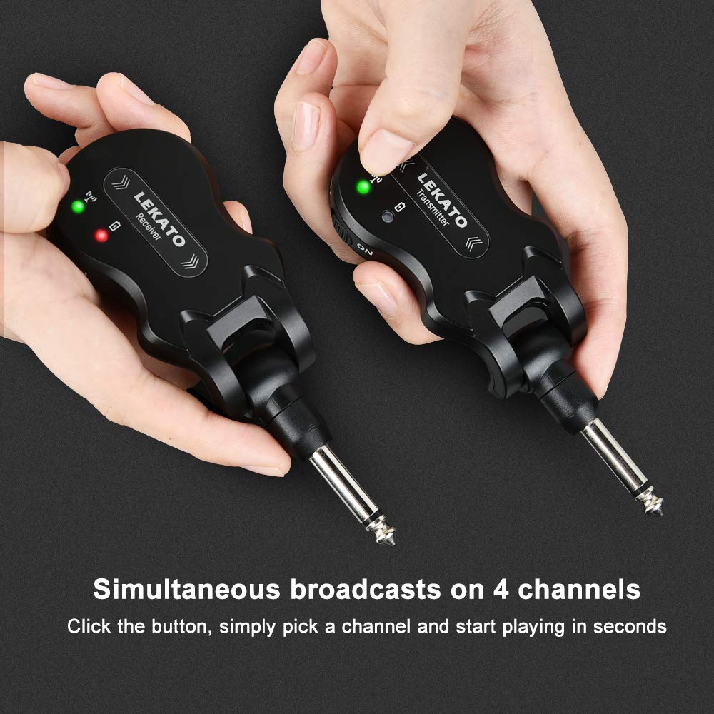 5.8GHz Wireless Guitar System Black T873