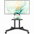 Rolling TV Stand with Tilt, Black E90708