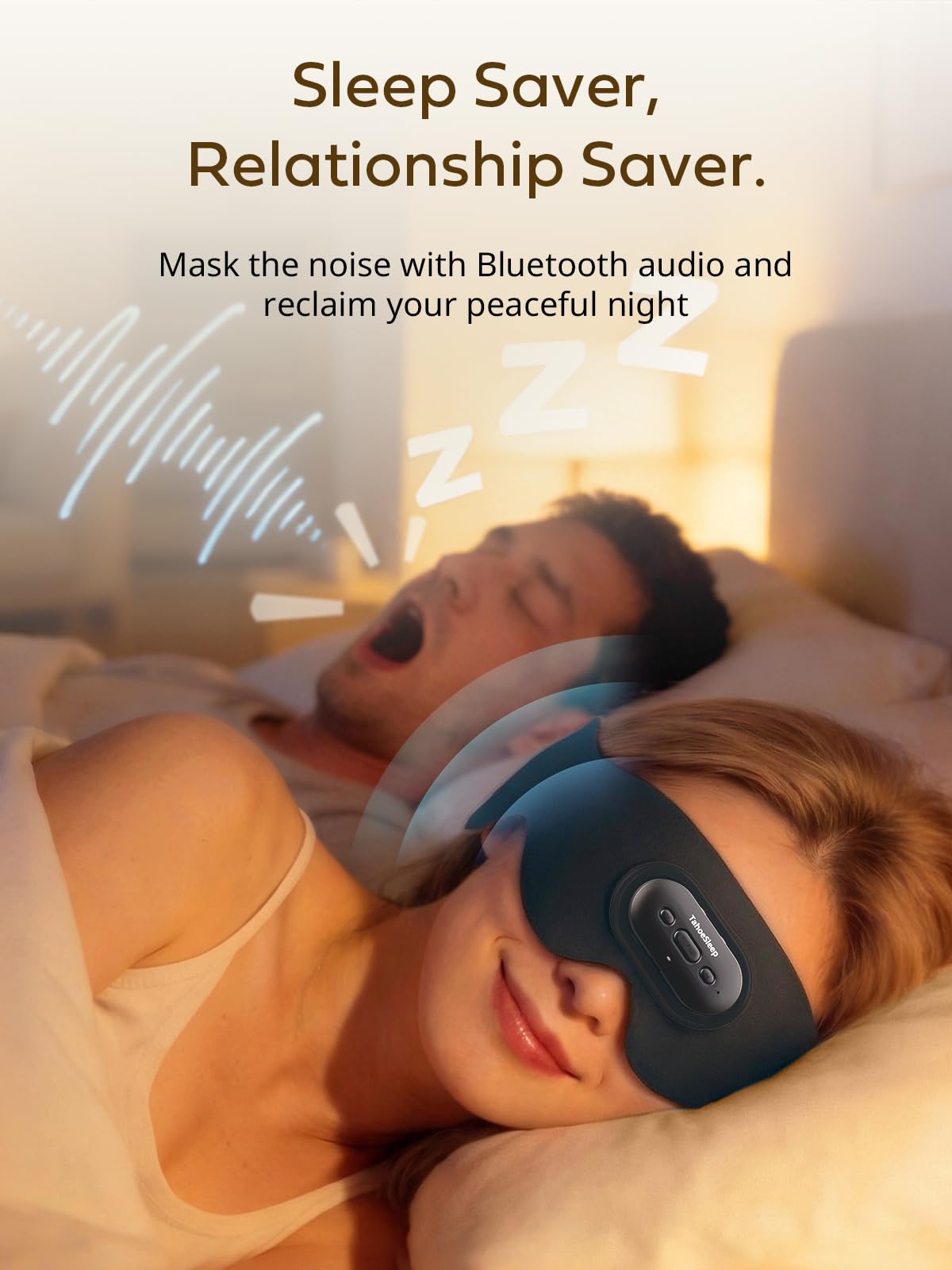 Ultra-Thin Adjustable Sleep Mask with Bluetooth 5.4 A2488