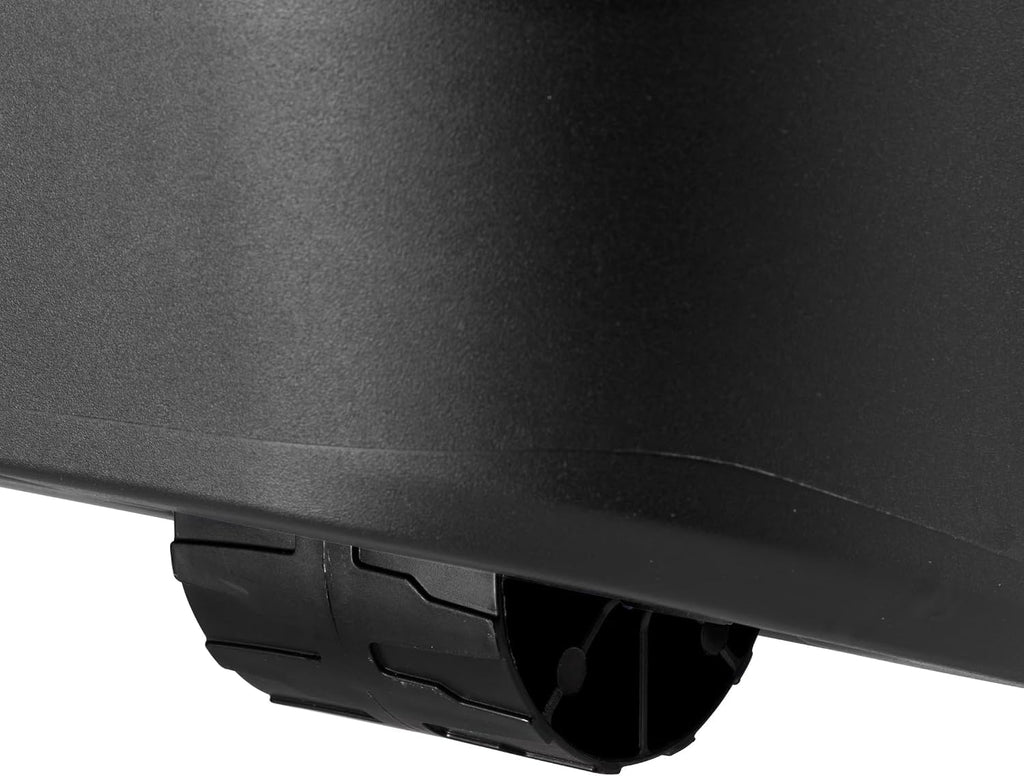 22 Gallon Lockable Black Plastic Storage Trunk I7116