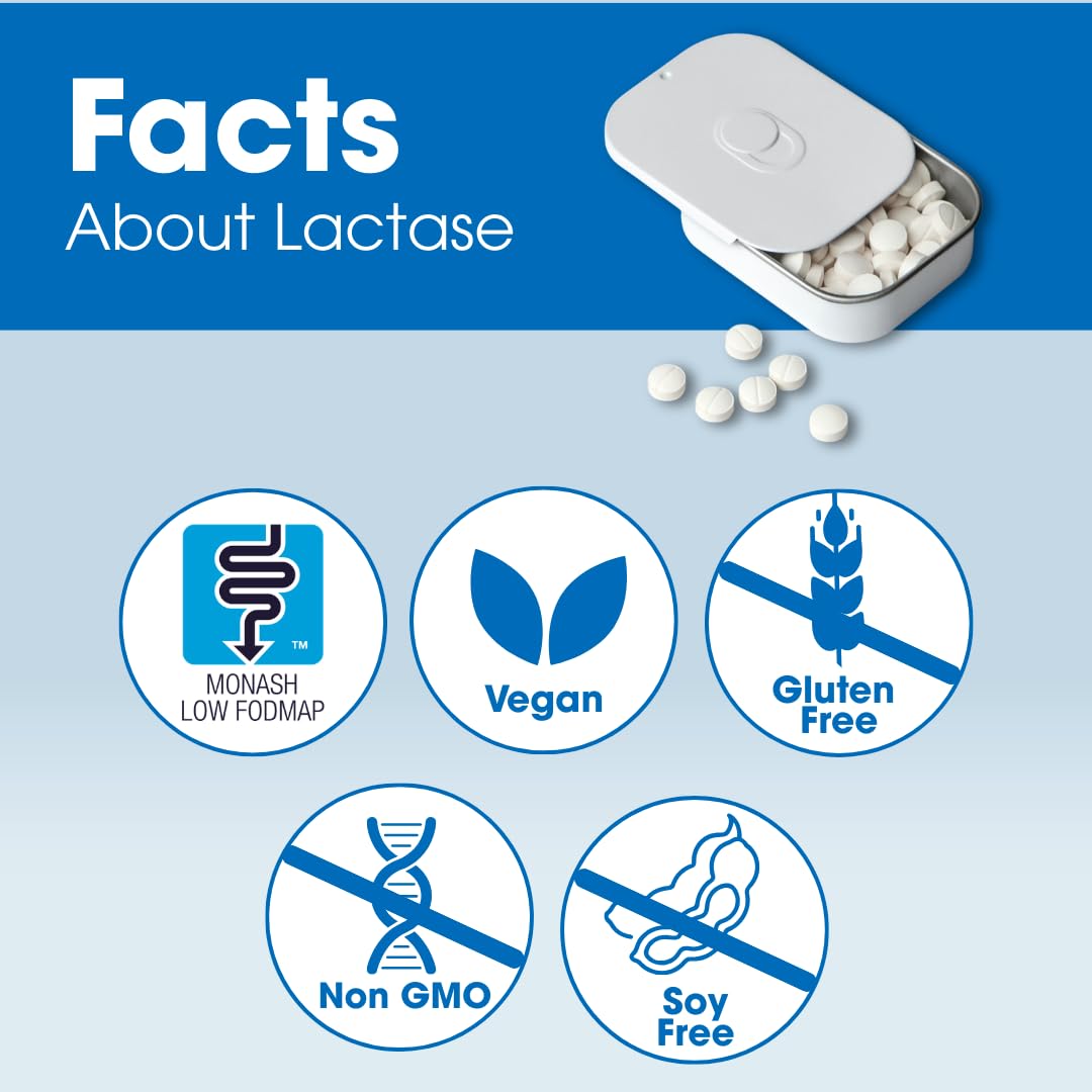 Lactase Digestive Enzymes 50 Scored Tablets O114614
