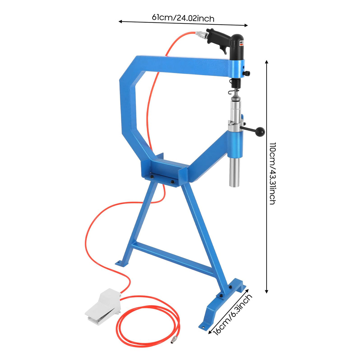 Pneumatic Planishing Hammer with Pedal and Stand H569035