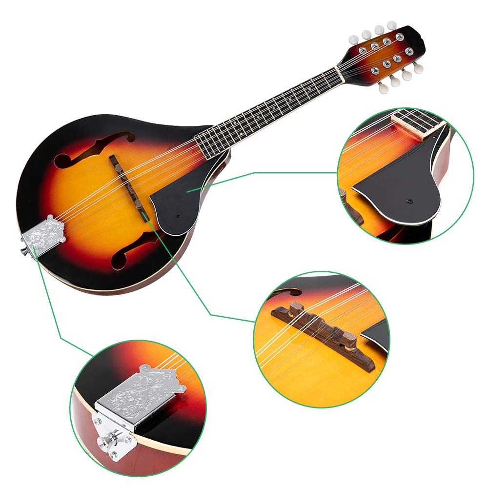 A Style Mandolin Musical Instrument with Guard Board R609520