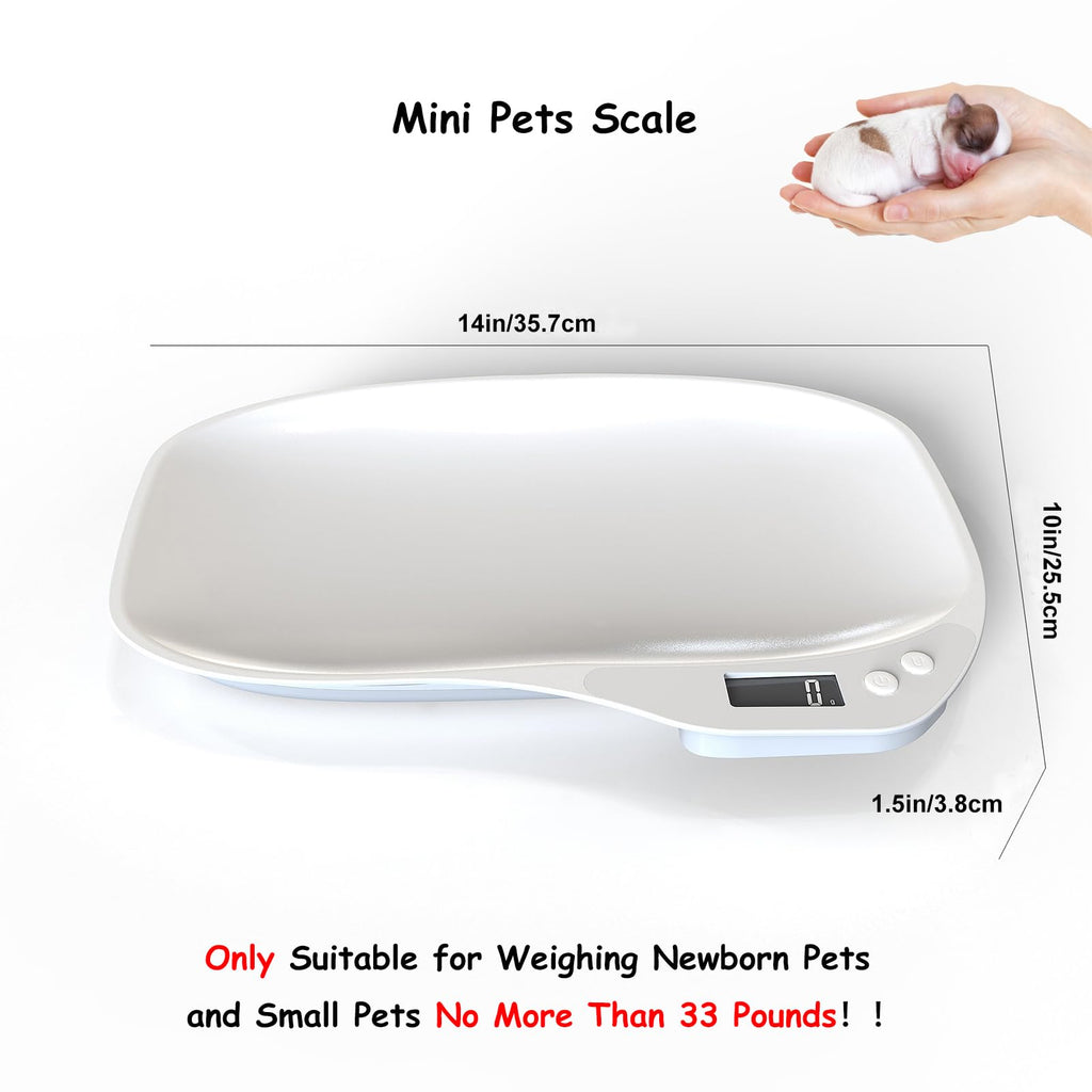 Digital Pet Scale 33lb LCD with Tray Y270349
