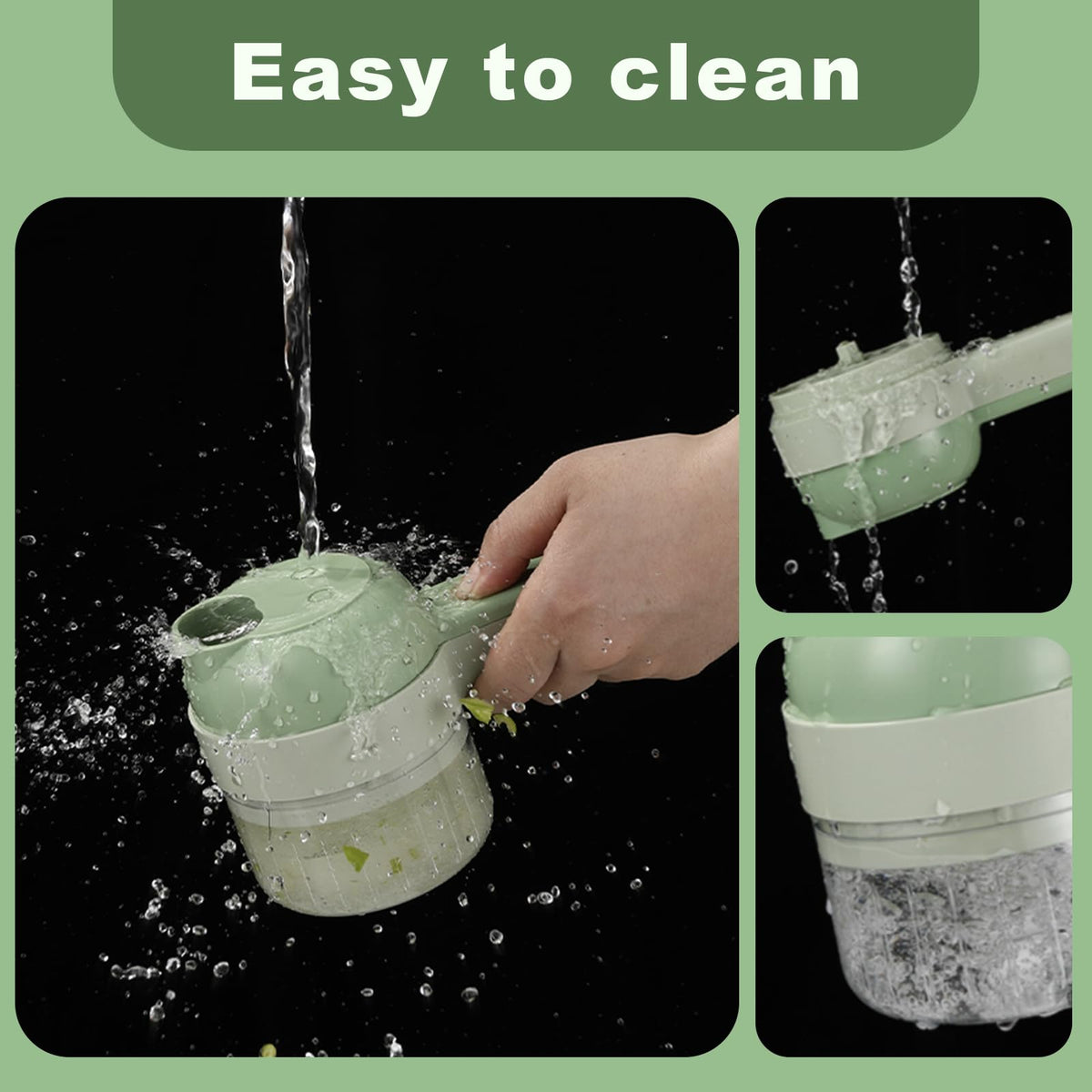 4 in 1 Portable Electric Vegetable Cutter Set M35022