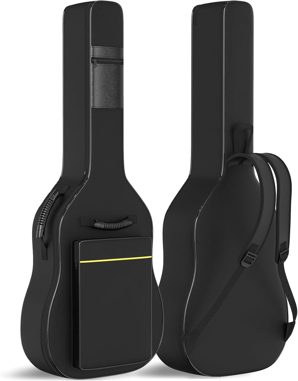 Black Acoustic Guitar Gig Bag with 0.35 Inch Foam Padding F251911