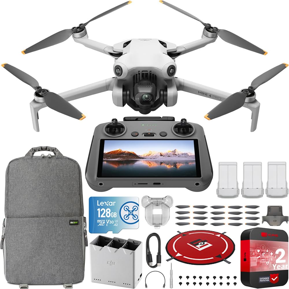 Folding Drone with 4K HDR Camera, Under 249g, 3 Batteries H76928