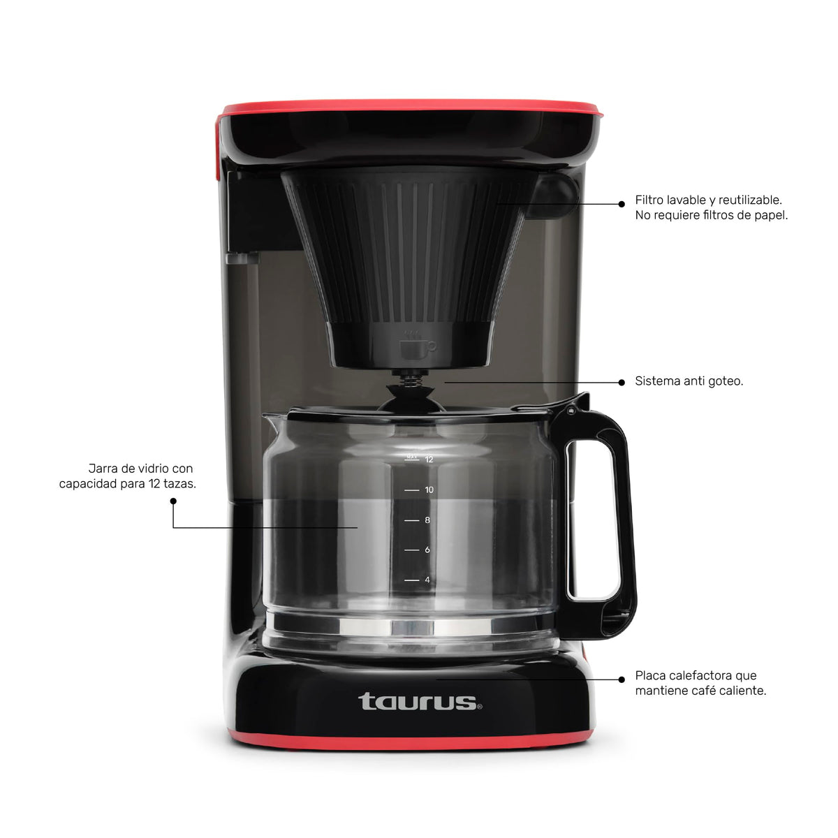 Black Velvet 12-Cup Drip Coffee Maker Q3545