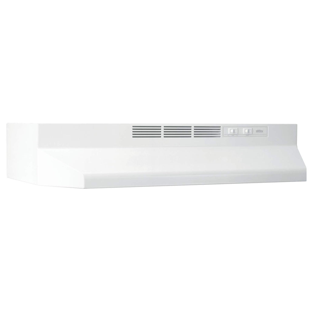 Ductless Range Hood with Lights, 30-Inch, White F282279