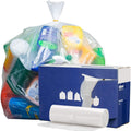 40-45 Gallon Clear 1.5 Mil Trash Bags 100 Count V452