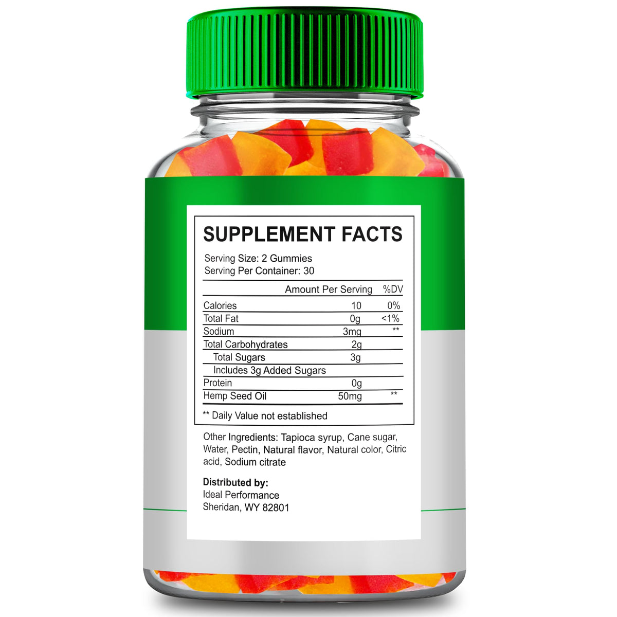 Hemp Gummies Maximum Strength All Natural 2 Pack U191