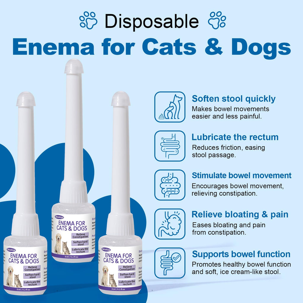Disposable Enema for Cats & Dogs 6mL (3 Pack) I62939