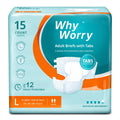 Adult Diapers with Tabs, Large, 15 Count V827257