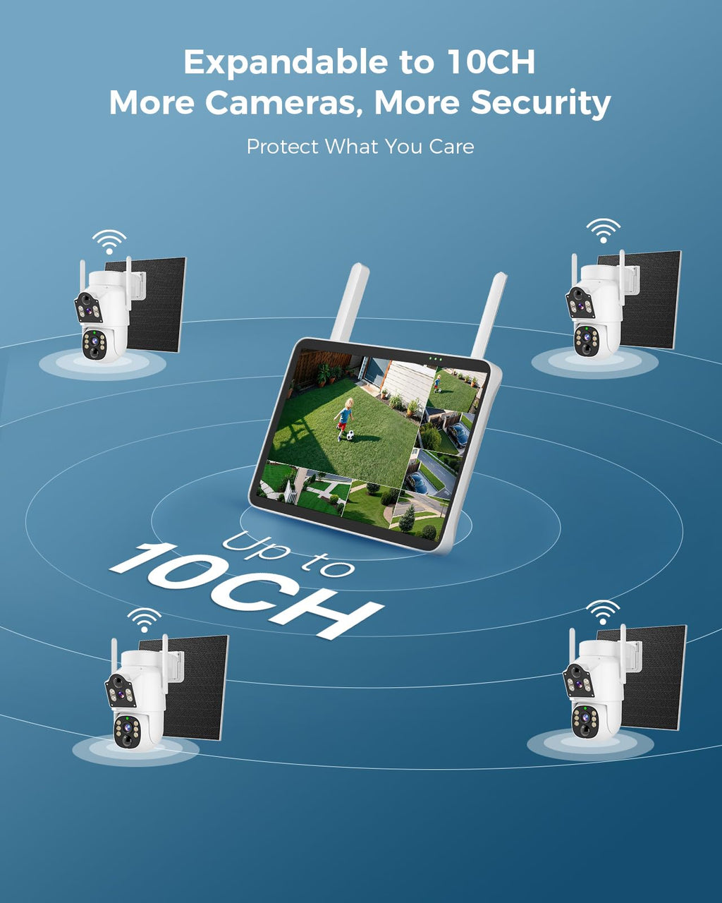 4MP Solar Wireless Outdoor Security Camera J635208