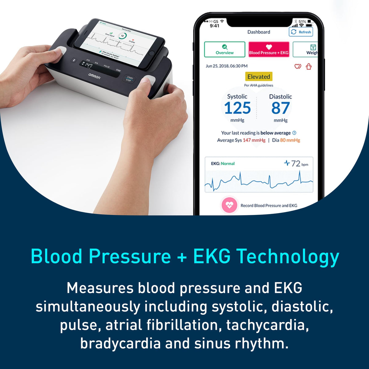 Blood Pressure Monitor + EKG S17337
