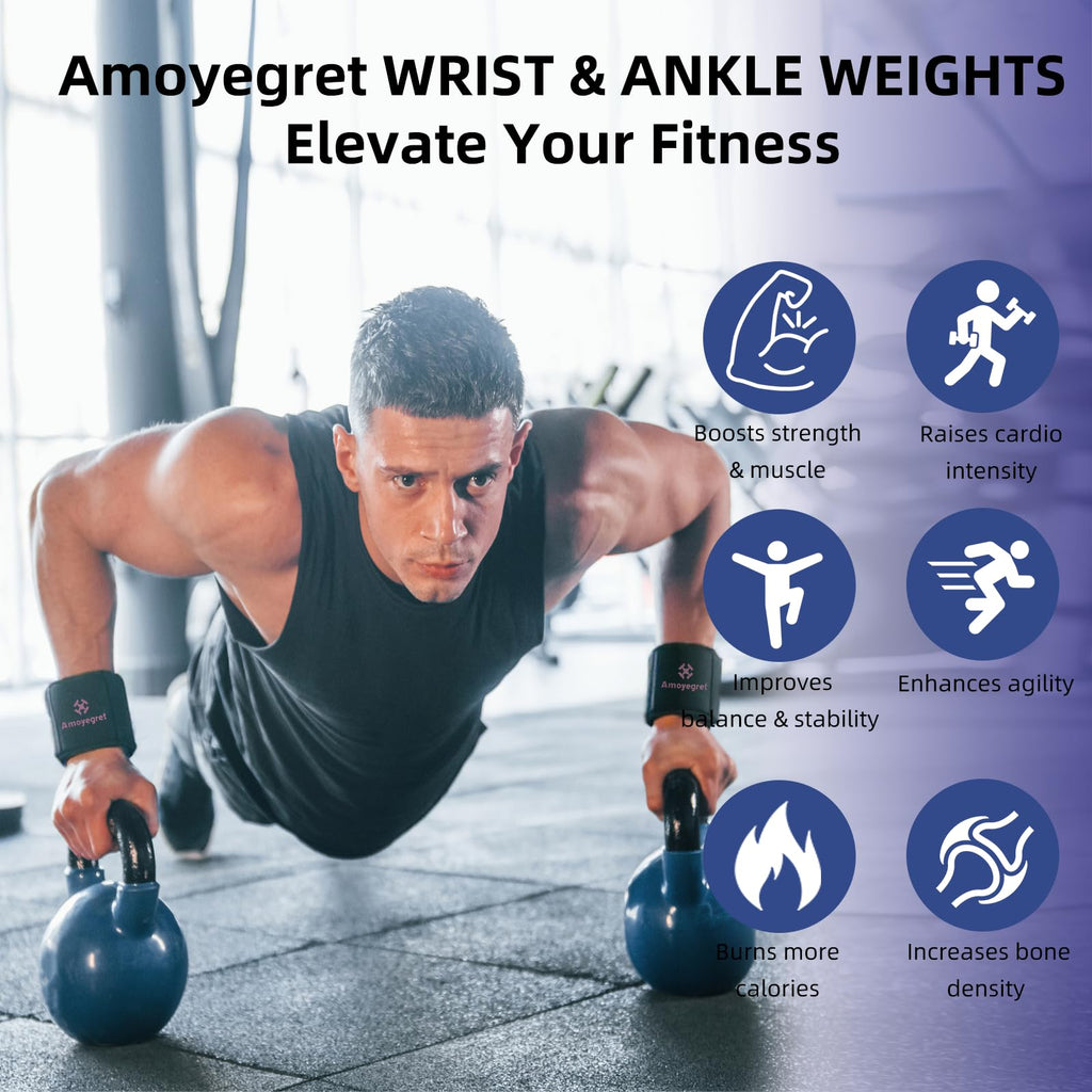 Ankle Weights, Wrist & Leg Weights Set N137