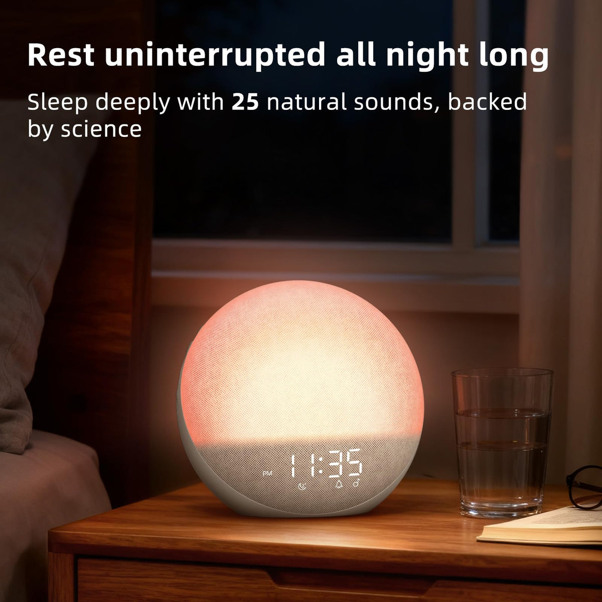 Sunrise Alarm Clock White Noise Machine V3914
