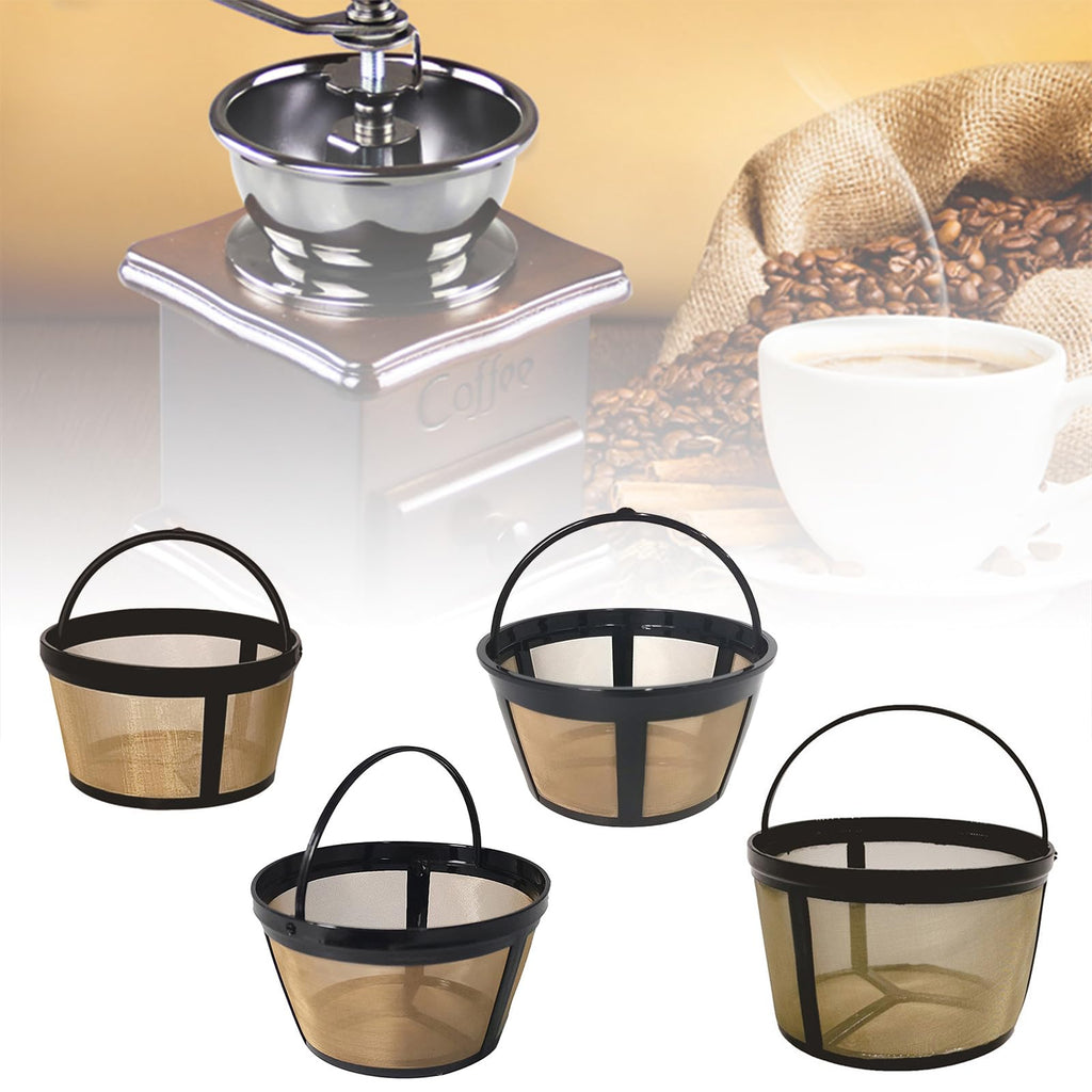 Golden Tone Coffee Filter for 4/6/8/12 Cup Coffee Maker Q1508