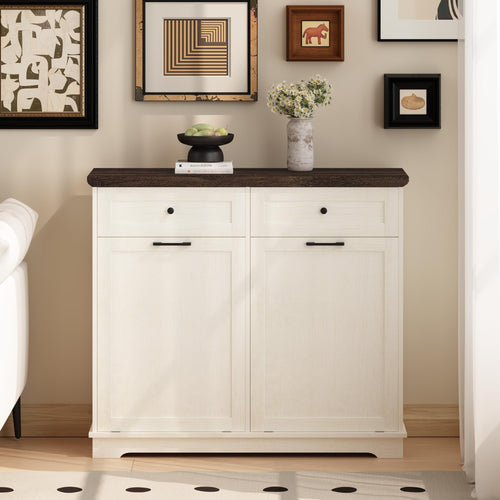 20 Gallon Wood Trash Can Cabinet D525208
