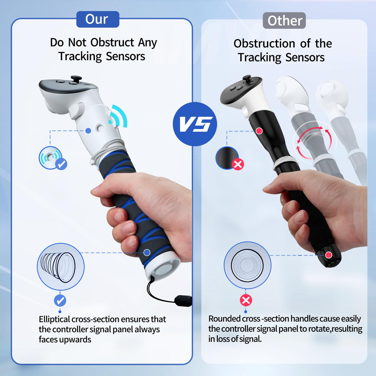 Controller Grips Cover and Handle Attachments Z101021